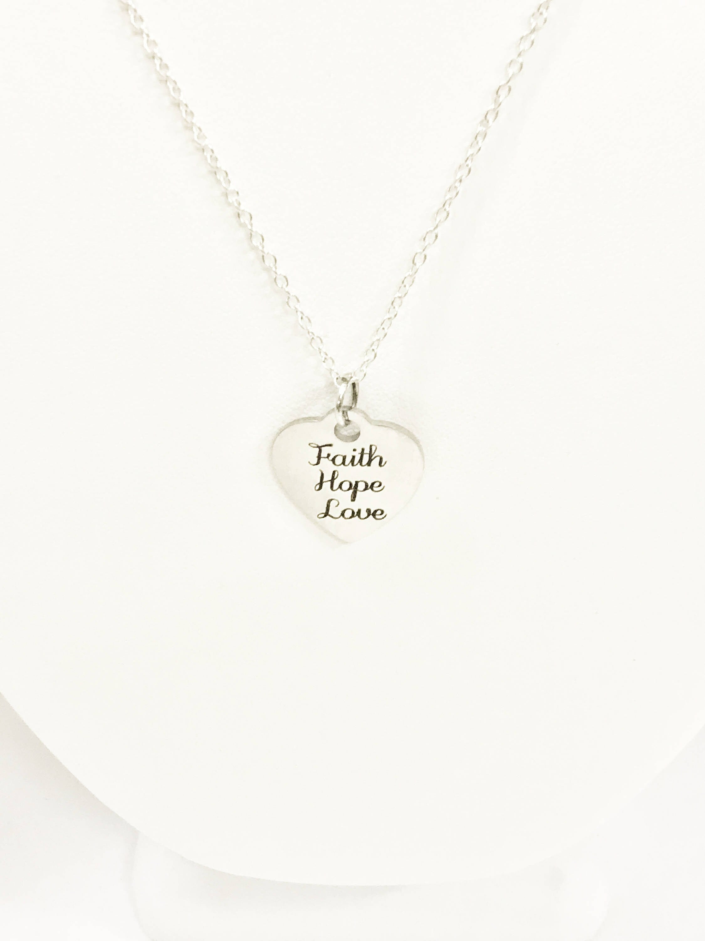 The Faith Hope Love Pendant