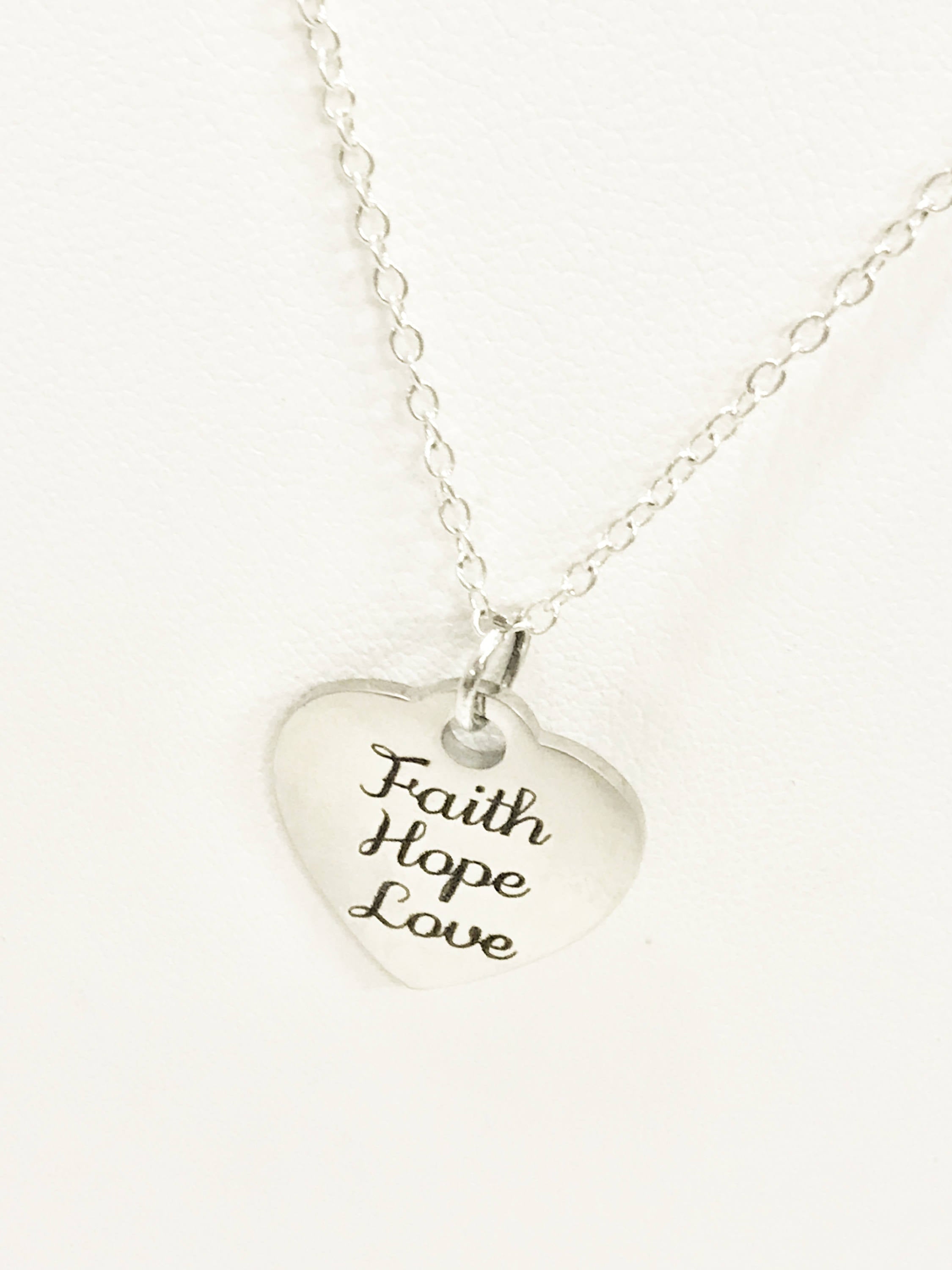 The Faith Hope Love Pendant