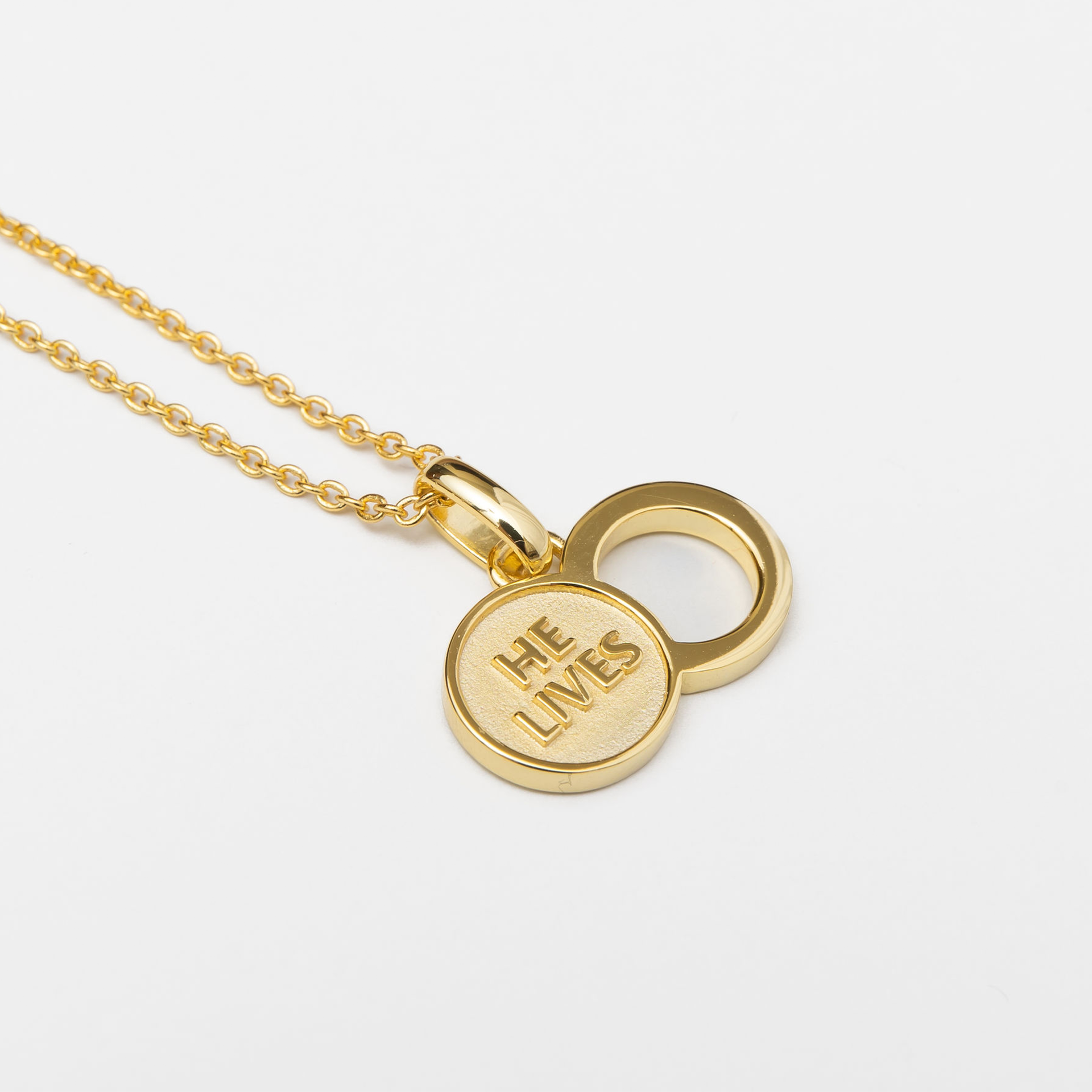 The He Lives Resurrection Pendant