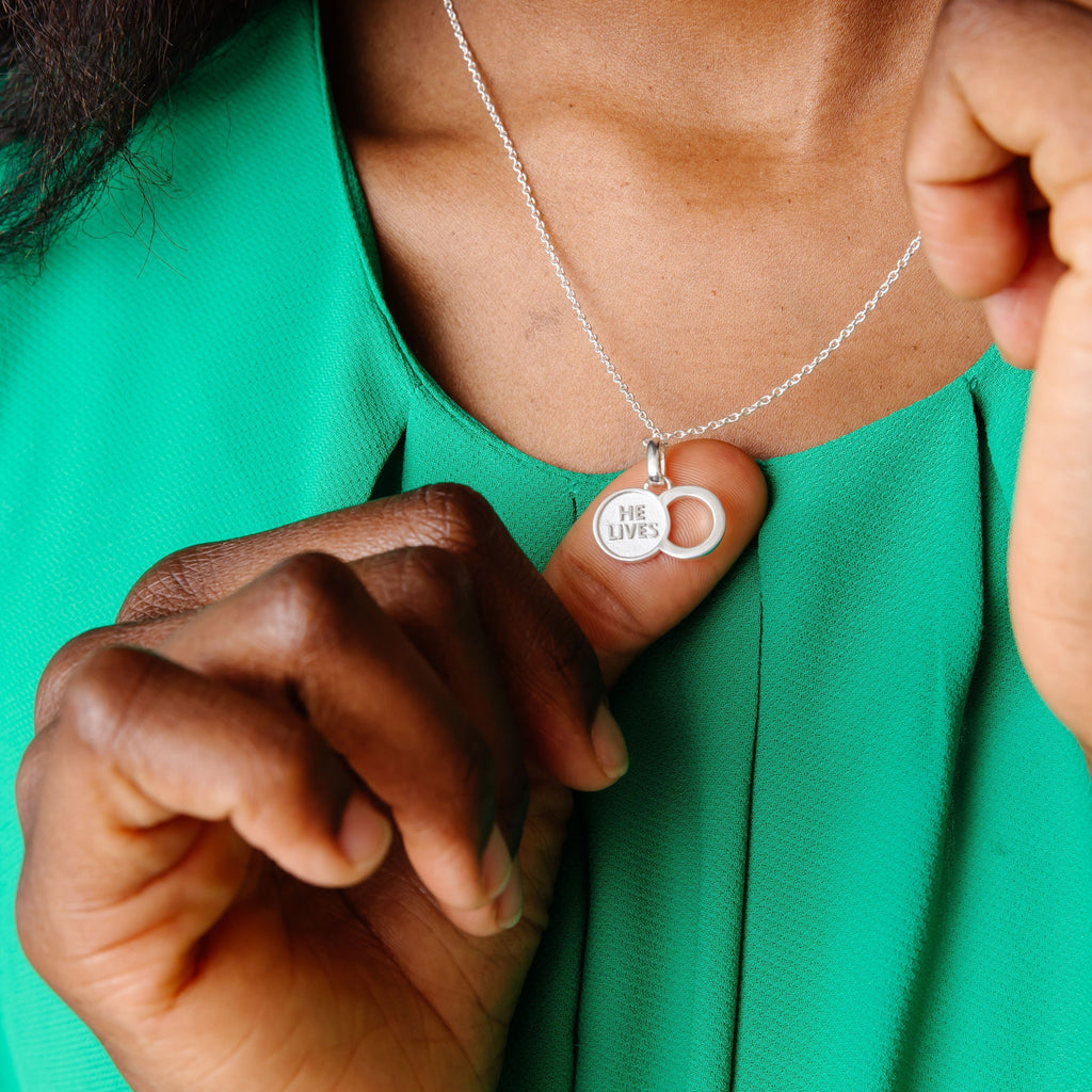 The He Lives Resurrection Pendant